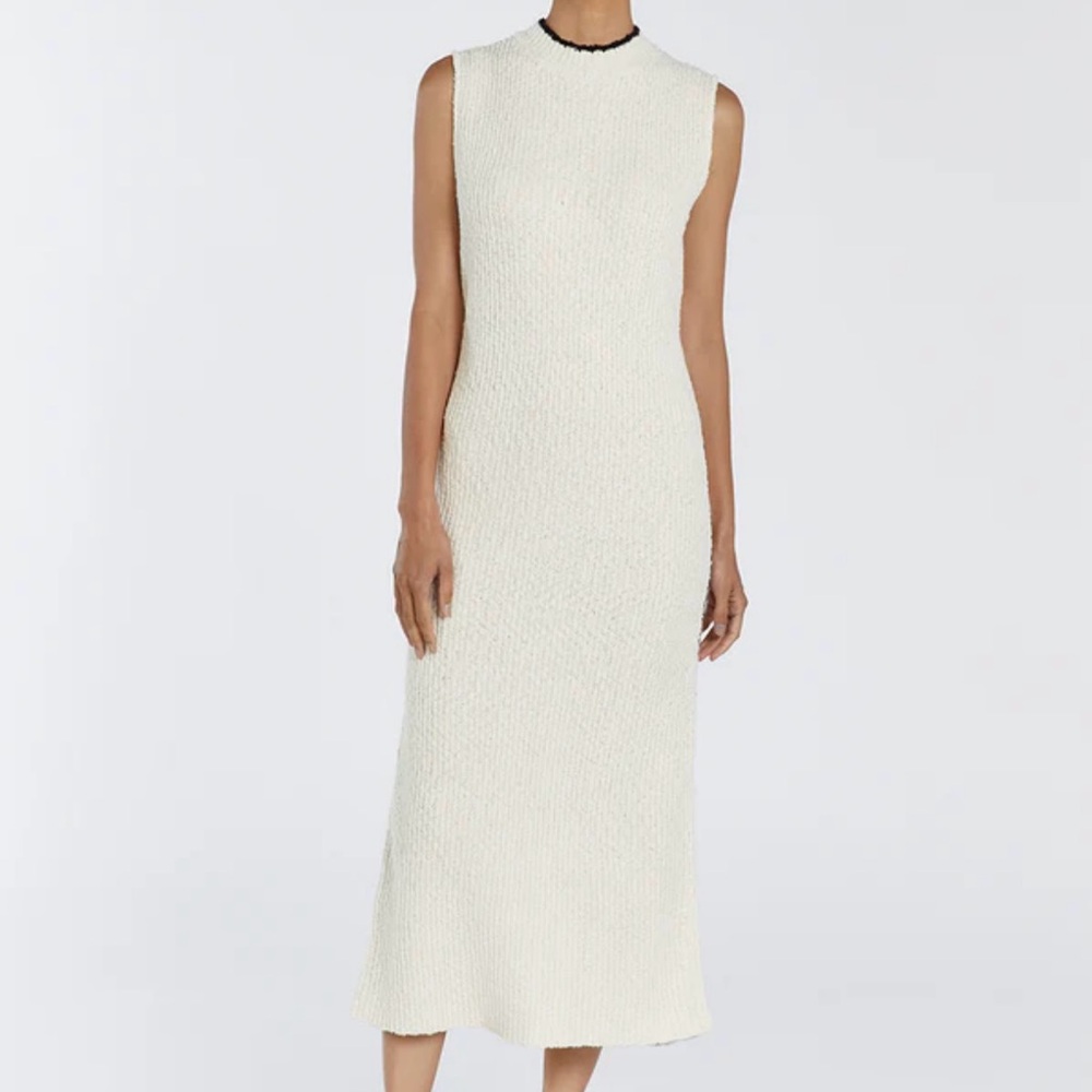 NWT DISSH Dakota Cream Boucle Dress